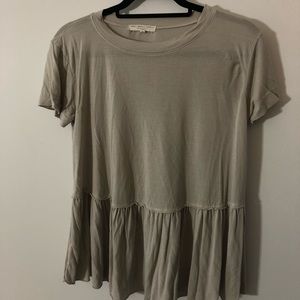urban outfitters truly madly deeply peplum tee